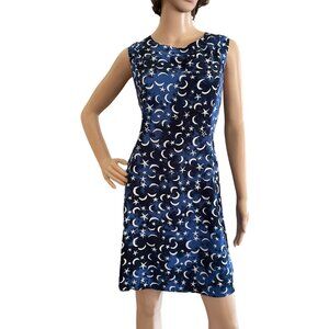 Hary Dary Womens Sz S Sleeveless Dress Moon Stars Spacecore Galaxy Cosmic